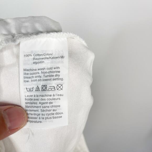 J Crew Crewcuts Girls 14 Set of 2 White Everyday Chino Shorts Cotton Adjustable - Picture 7 of 15